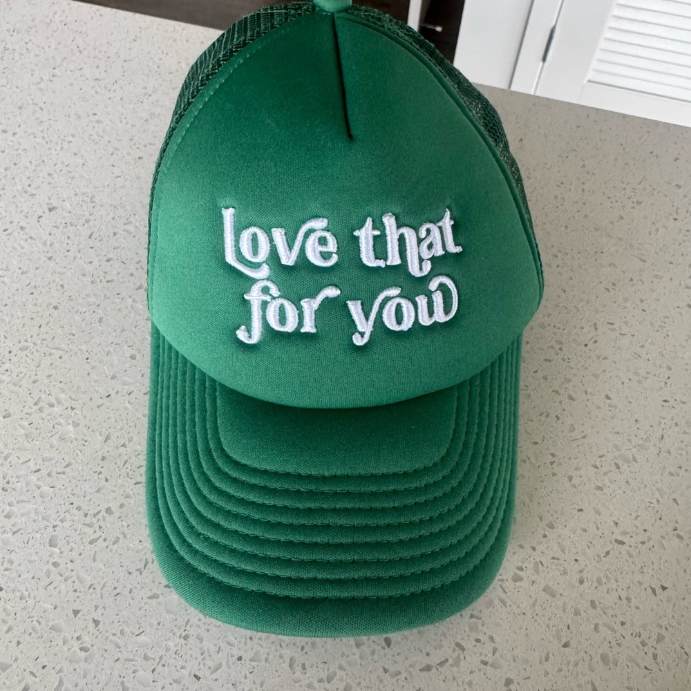 Love That For You Trucker Hat —by Yllw the Label